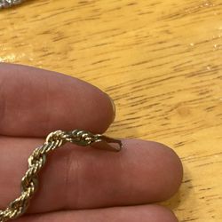 14k Gold 18 Grams Rope Chain