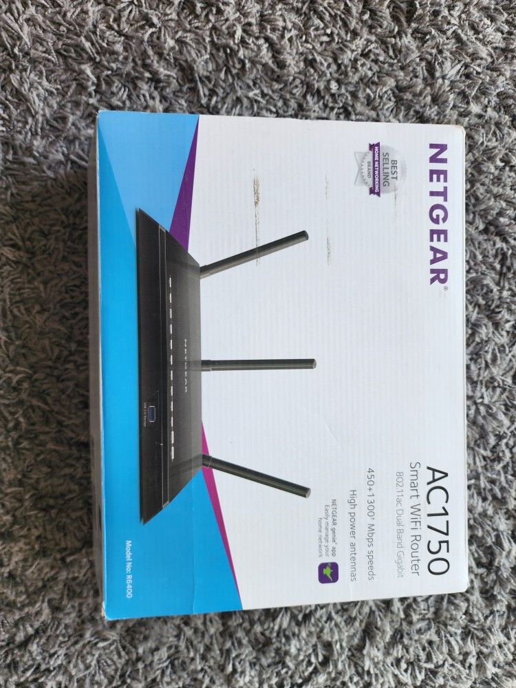 AC1750 Smart WiFi Router 802.11ac Dual Band Gigabit, 450+1300 Mbps Speeds