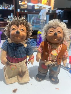 Vintage rare hedgehogs