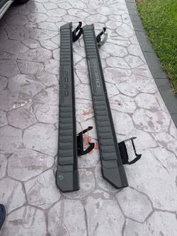 2015-2026 Ford F150 Crew Cab Side Step Bars Running Boards 6” wide OEM Black