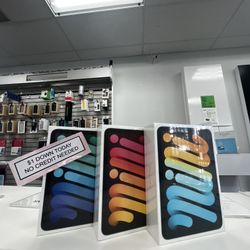 Apple IPad Mini 6 Tablet New -PAYMENTS AVAILABLE-$1 Down Today 