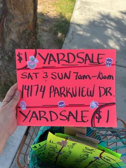 Yard Sale