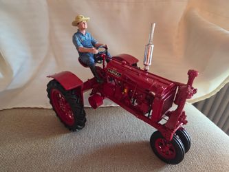 Vintage Farmall F-20 Tractor with Farmer Figurine