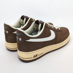 Nike Air Force 1 '07 Low Cacao Brown Retro Mens Size 10.5 New Sneaker FZ3592-259