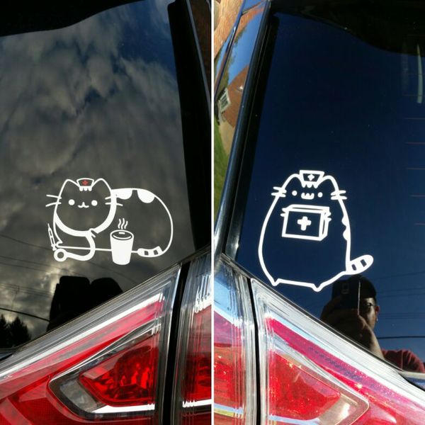 Pusheen Car Decal