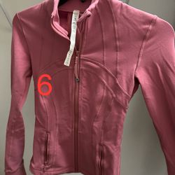 Lululemon Pink Jacket Size 0