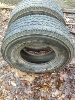 Two used 15 inch tires