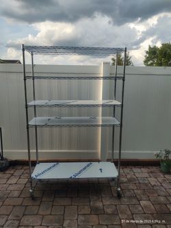 Metal storage shelf NSF