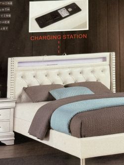 LED Queen Bed Frame And Matress Jb Furniture Baratero
