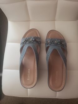 Light BLUE Women's Sandals.