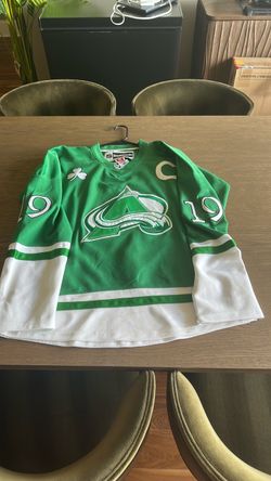 Joe Sakic St. Patrick’s Day Size 48 Reebok Jersey