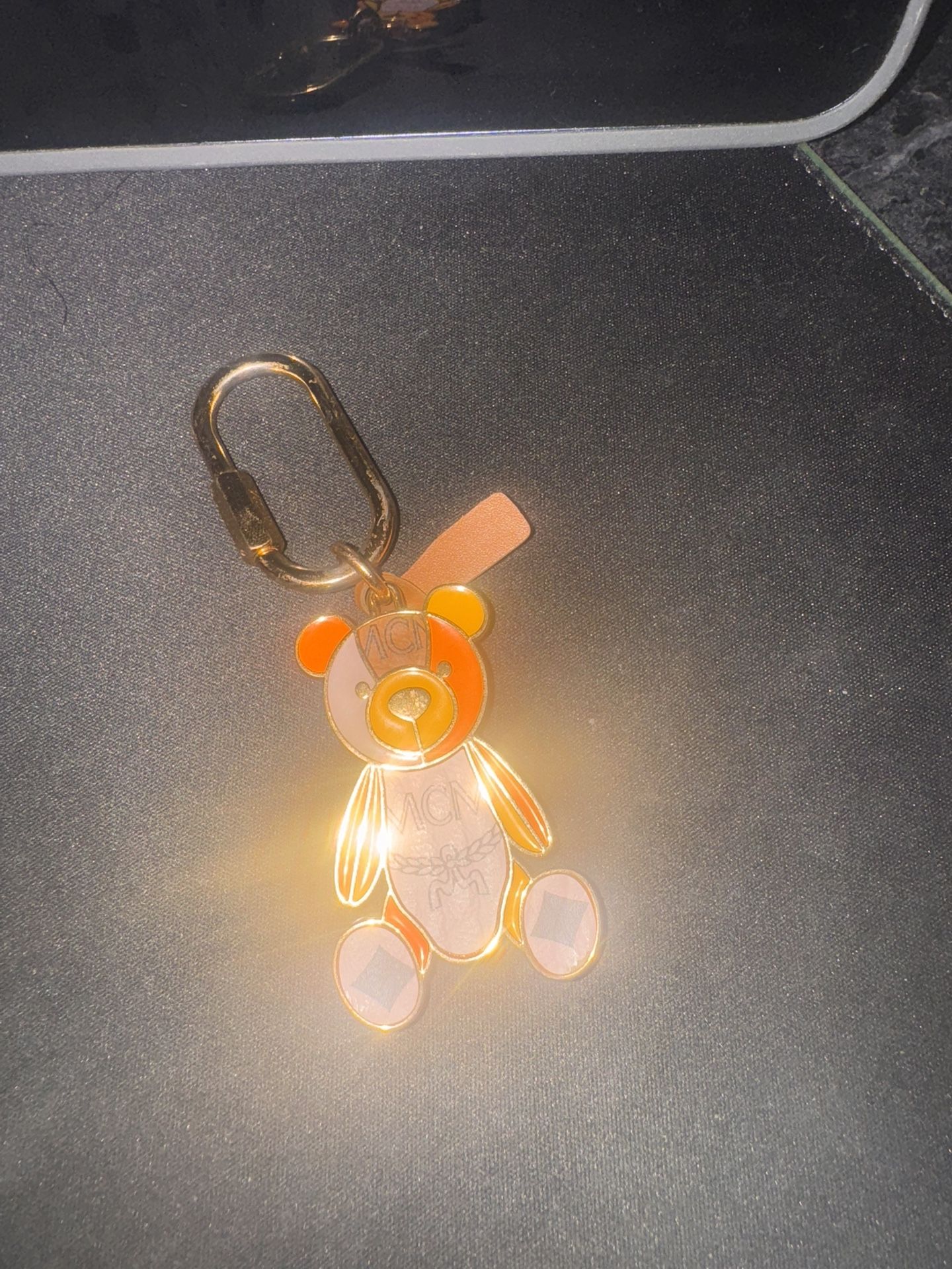 MCM Metal Bear Charm / Keychain