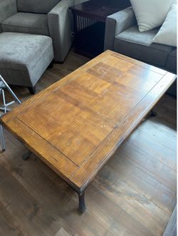 Two piece living room set (coffee table and side table)