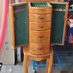 Standing Jewelry Chest