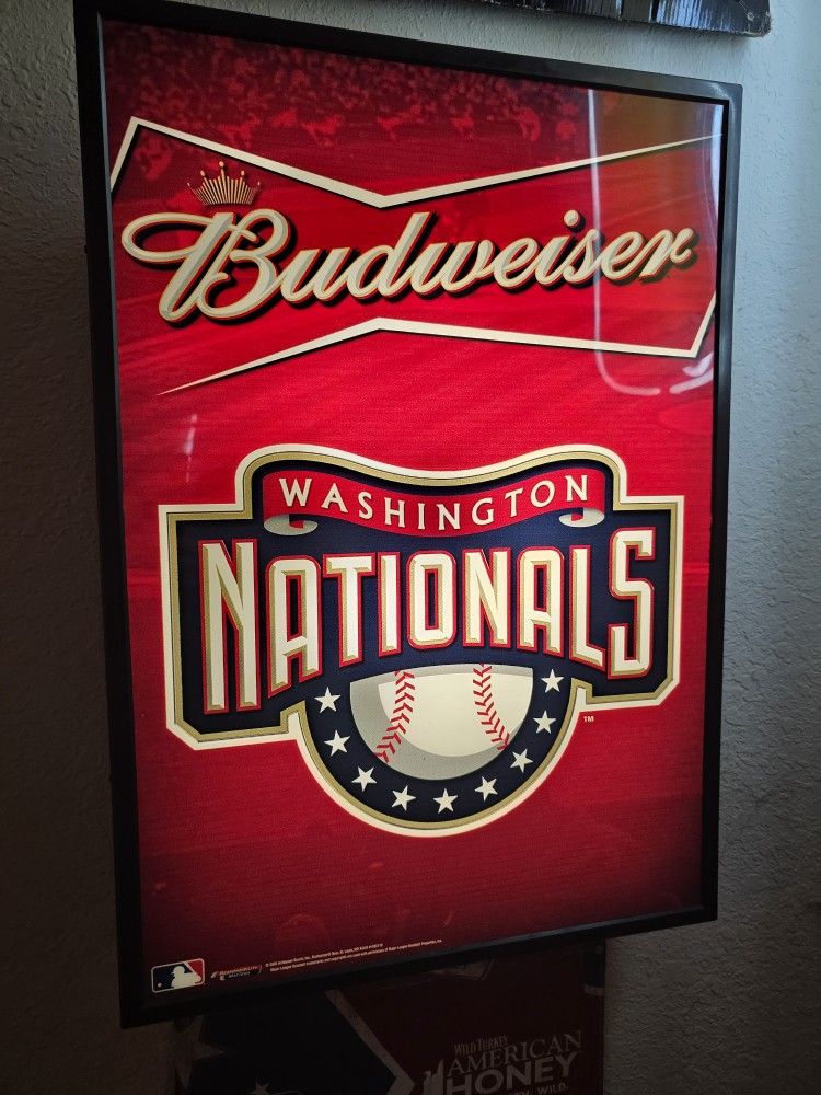 Budweiser Backlit Baseball 