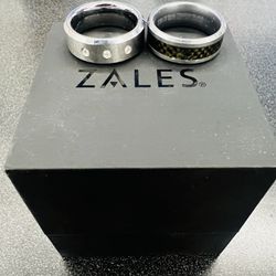 MENS ZALES RINGS SIZES 8 & 8.5