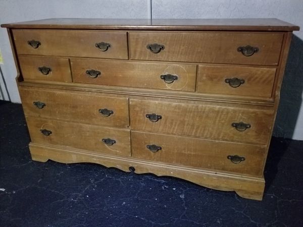 Reduced Very Unique And Beautiful Colonial Craft Solid Maple Very Unique And Beautiful Colonial Craft Solid Maple Dresser Or Armoire
