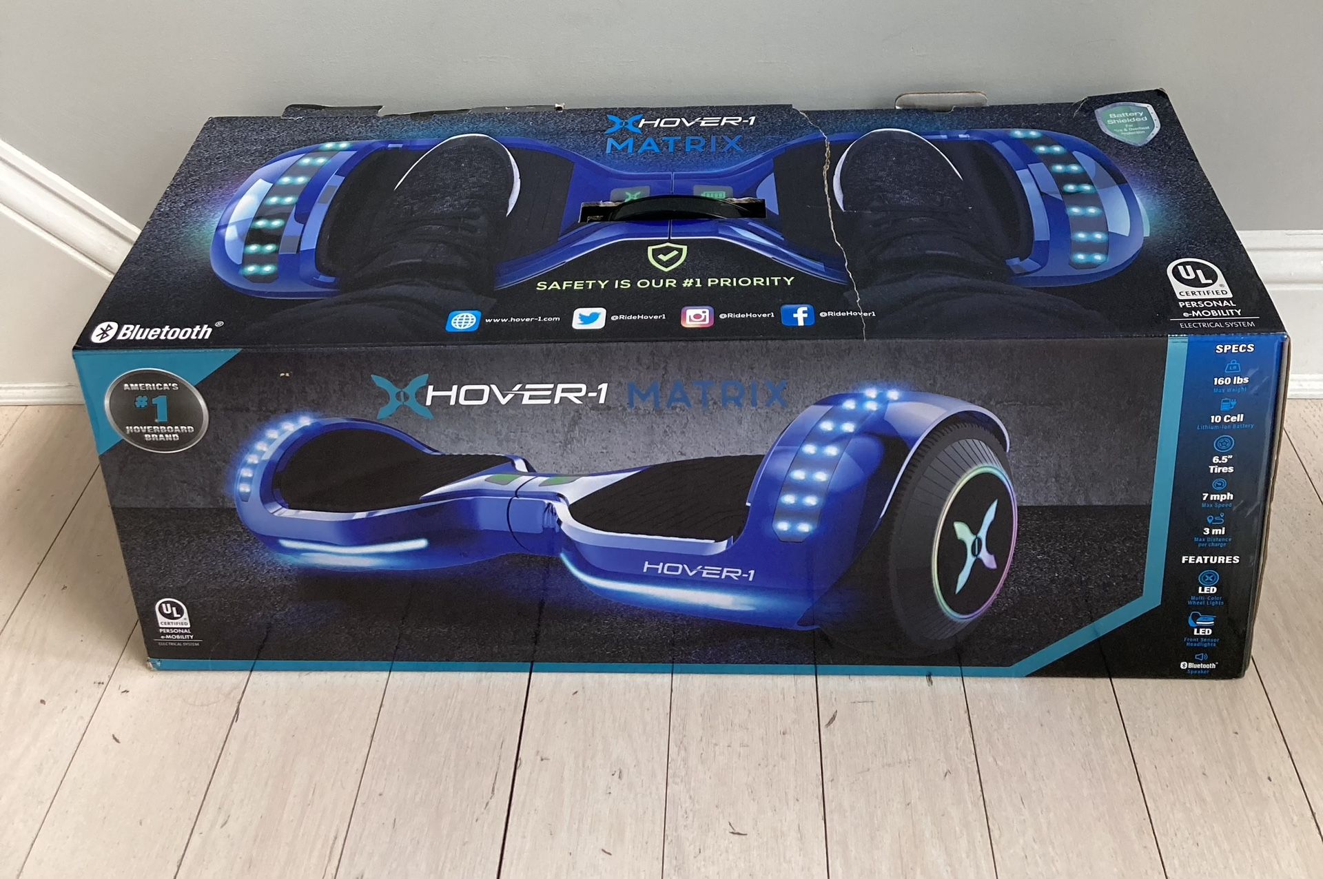 Hover-1 Matrix Bluetooth Hoverboard Scooter Like New Condition