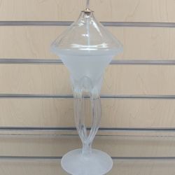 Blown Glass _ Oil Candle - $14.99 ( NEW ) Clear