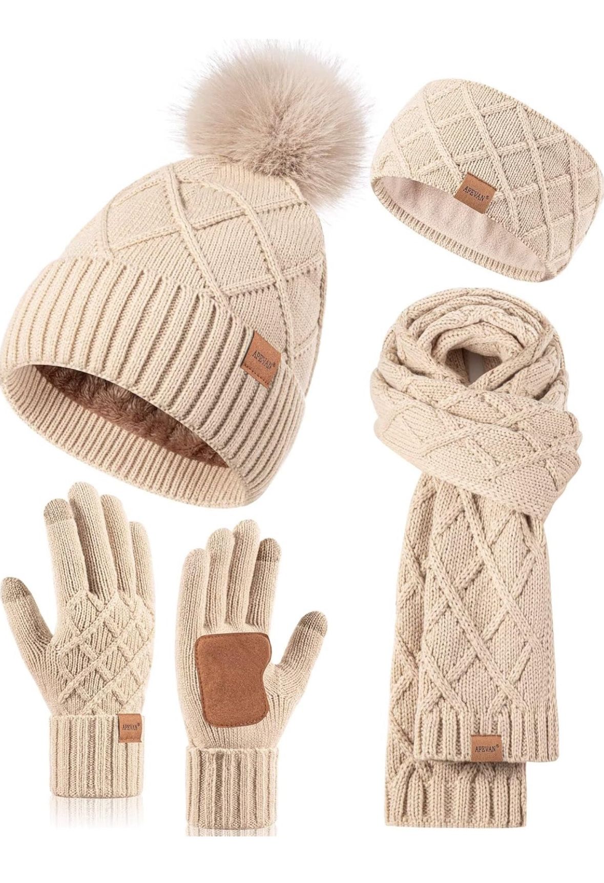 Glove, Beanie, Scarf And Headband