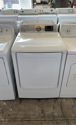Samsung Electric Dryer White XL Capacity
