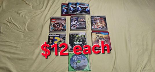 Sony PlayStation 3 ps3 games $12 each