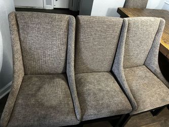 Dining table chairs