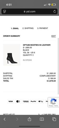 Yves Saint Laurent Opyum Booties