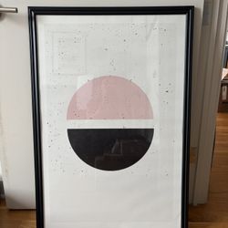 Minimalist Geometricf / Abstract Wall Art – Framed (Large)