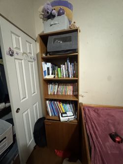 Brown wooden Display/ Shelf