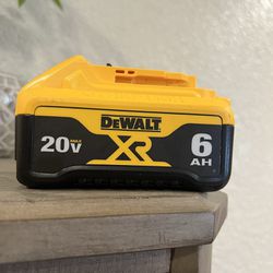 Dewalt 20vMax XR 6.0ah Battery