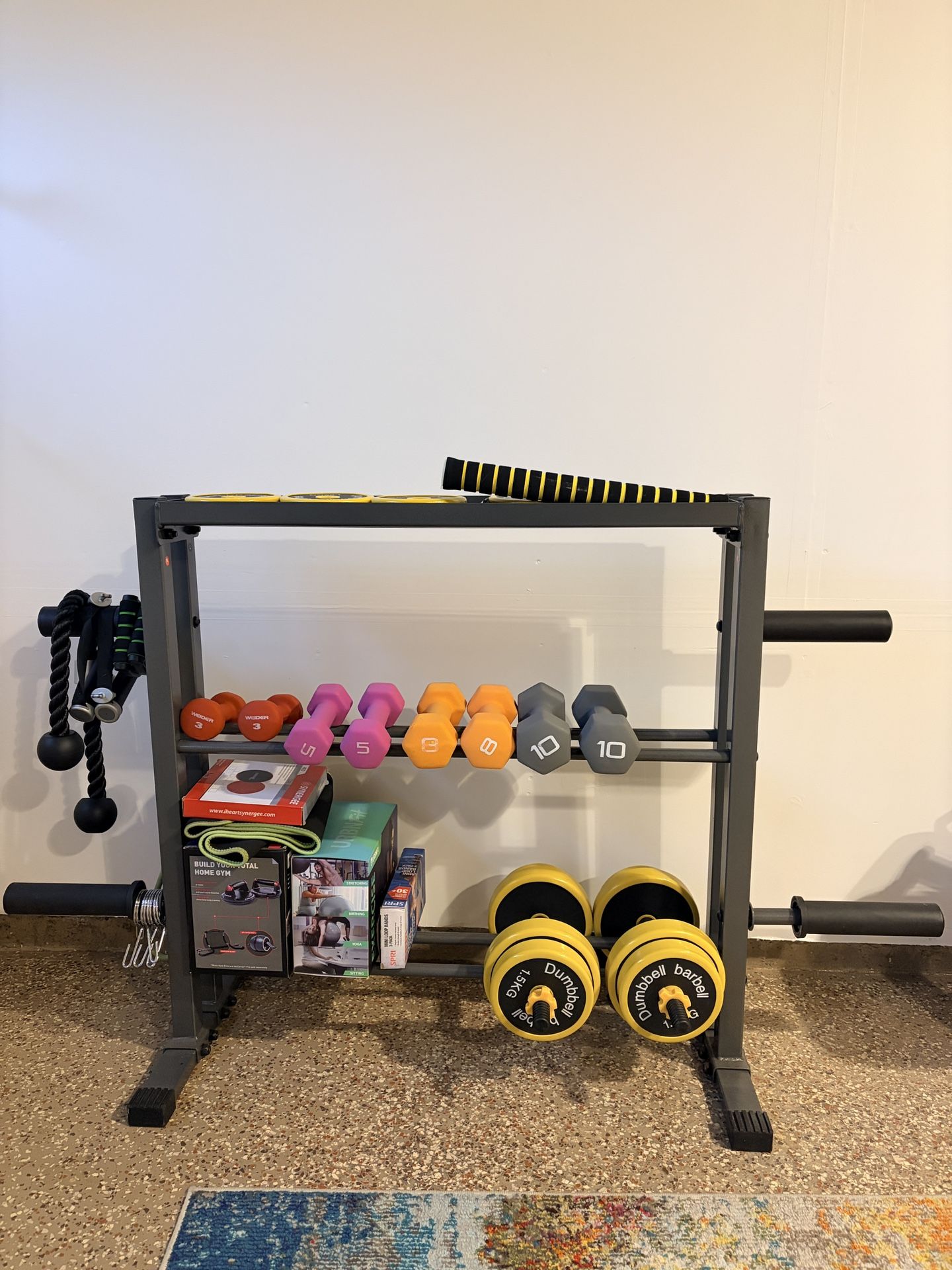 Weight Storage Organizer Rack