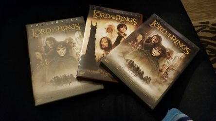 Lord of the rings dvd