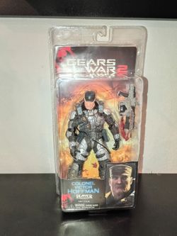 NECA Gears of War Colonel Victor Hoffman Figure 2008 Player