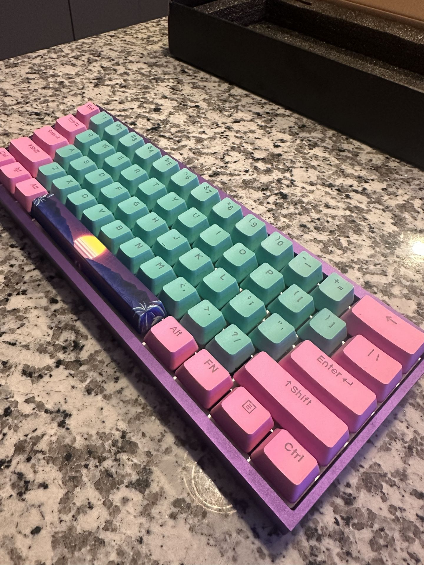Custom vaporwave Keyboard