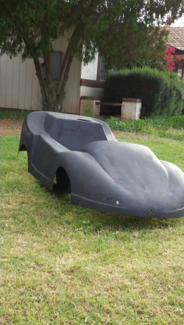 Fiberglass race car body go cart etc.