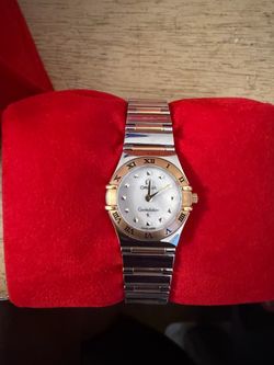 Vintage Omega Constellation two-tone quartz
