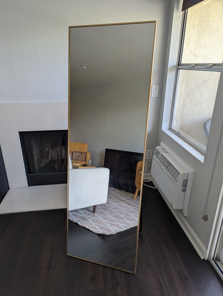 Gold Mirror With Stand