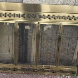 Brass Fireplace Cover 44x31