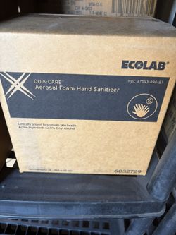 12 bottles of foam sanitizer (expired but still works) $5 per box - 67th ave/Bell 