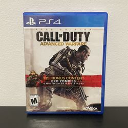 Call Of Duty Advanced Warfare Gold Edition PS4 PlayStation 4 Video Game COD 2015