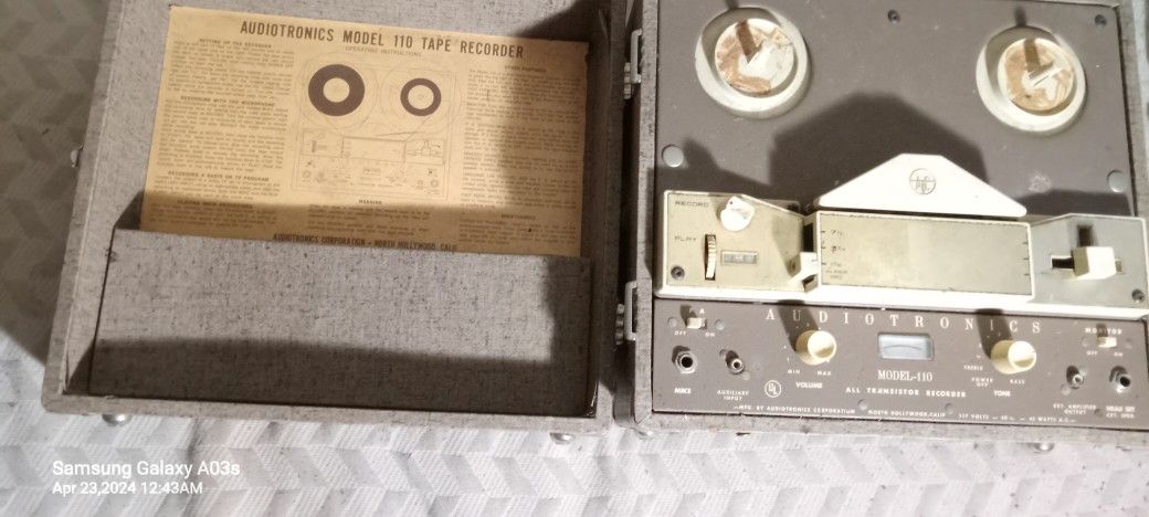Model 110  audiotronics recorder