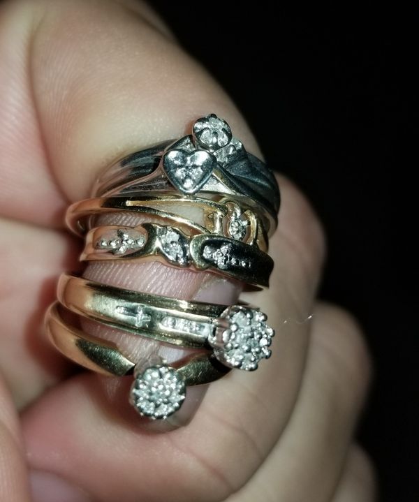 14kt 10kt diamond rings! Cheap for Sale in WA