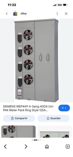 Unit pack meter SIEMENS wep4411