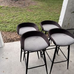 Four Bar Stools 