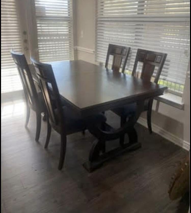 🍽️ Large Espresso Dining Table – Seats 10! $250
