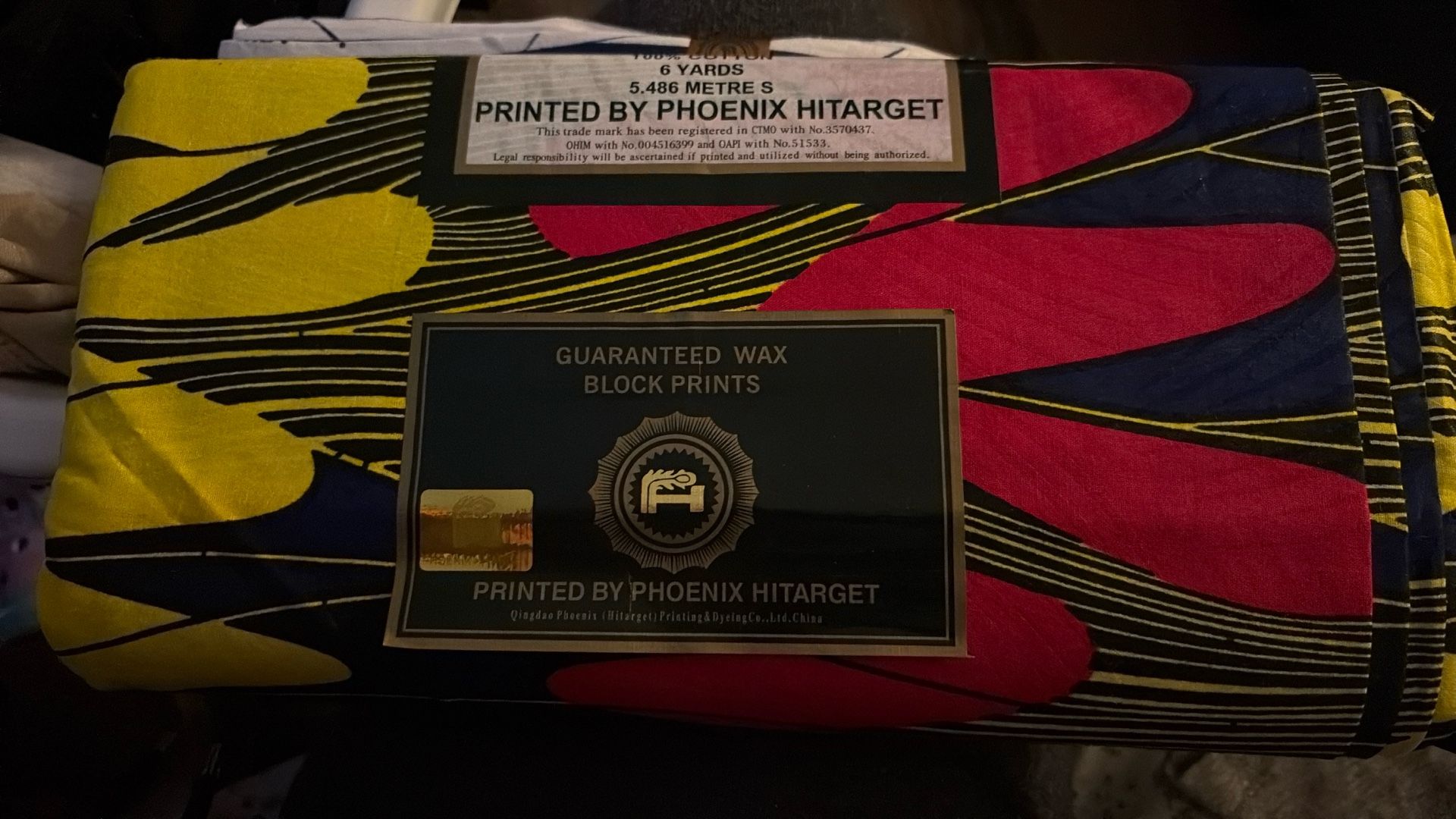 6 Yards Of Printed By Phoenix Hitarge