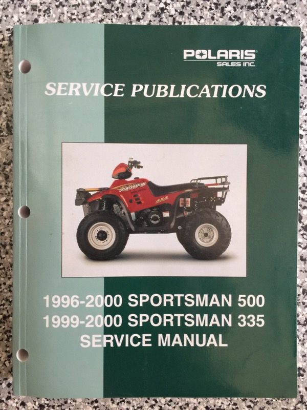 1996-2000 Polaris sportsman 500 or 335 service manual
