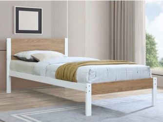 Coastal vibe Twin platform bedframe!!