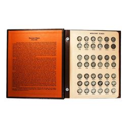 Dansco Album of 1916-1945 Mercury Dime Coins